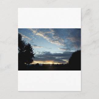 Blue Sunset Dreams Vykort
