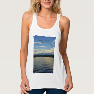 Blue Sunset Sjö of Ozarks Linne Med Racerback