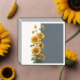 Blue Sunsphere Baby Shower Pappersservett