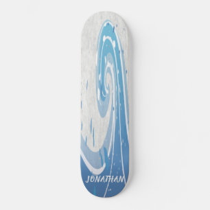 BLUE SURFA VINKAR MINI SKATEBOARD BRÄDA 18,5 CM