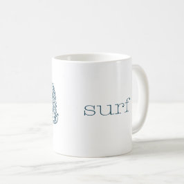 Blue Surfer Kaffemugg
