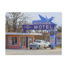 Blue Svälj Motel, Tucumcari, New mexico