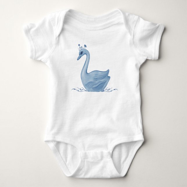 Blue Svan T-Shirt (Framsida)