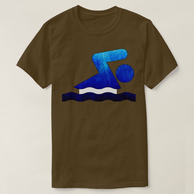 Blue Swimmer T Shirt (Design framsida)