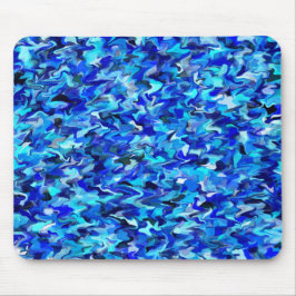 Blue Swirl Mousepad Musmatta