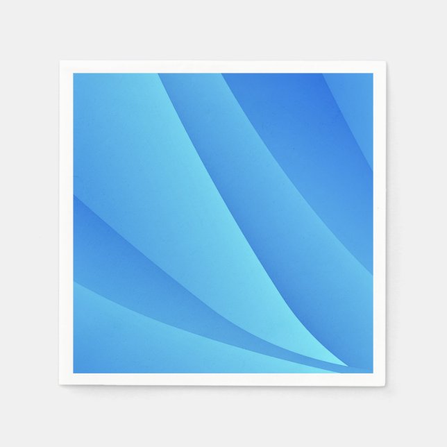 Blue Swirl Pappersservett (Framsidan)