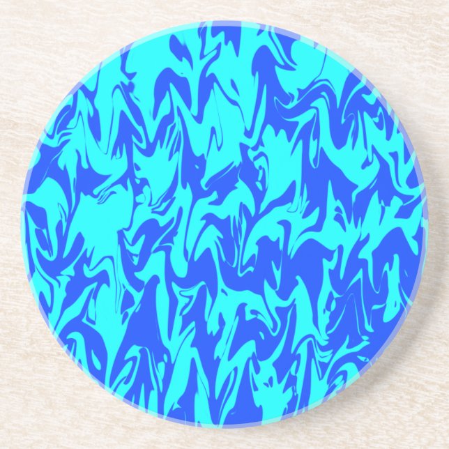 Blue Swirl Underlägg (Framsidan)
