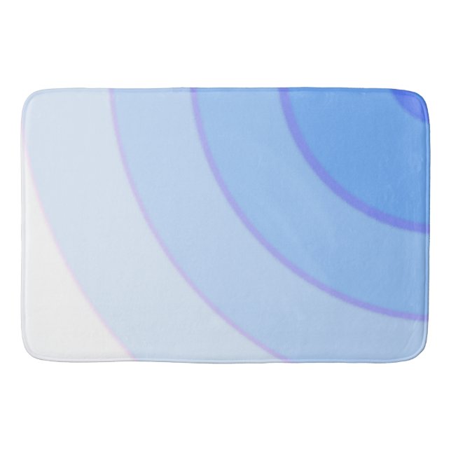 Blue Swirls Bath Mat Badrumsmatta (Framsidan)