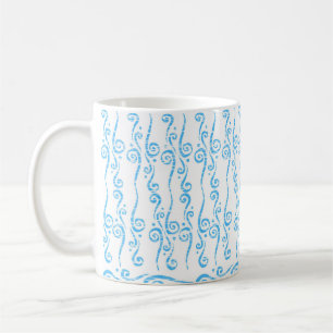 Blue Swirls Mugg