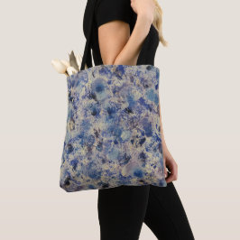 Blue Swirls Tote Bag Tygkasse