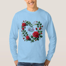 blue T shirt