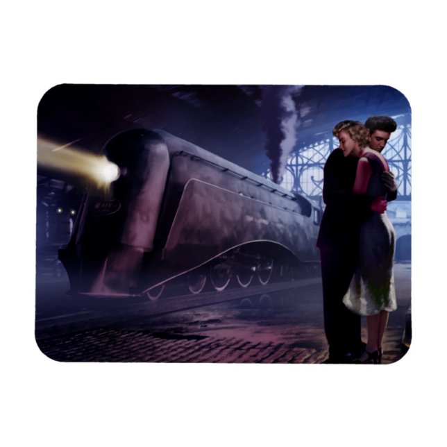 Blue Tåg Magnet (Horisontell)