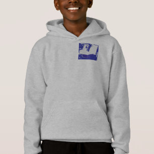 Blue "Take to Road" Graphic Hoodie T Shirt
