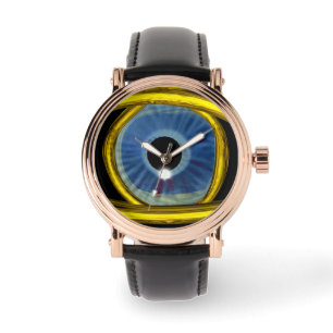 BLUE TALISMAN / GULD BLUE ÖGA ARMBANDSUR