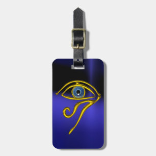 BLUE TALISMAN / GULD HORUS ÖGA BAGAGEBRICKA