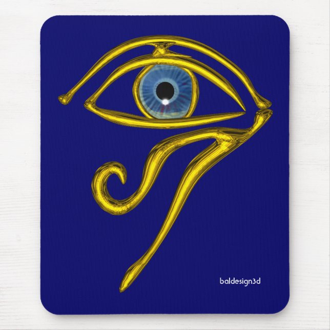 BLUE TALISMAN / GULD HORUS ÖGA MUSMATTA (Framsidan)