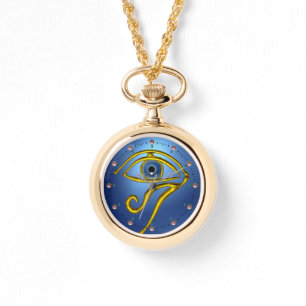 BLUE TALISMAN, GULD HORUS ÖGA Sapphire Armbandsur