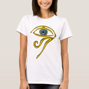 BLUE TALISMAN / GULD HORUS ÖGA T SHIRT