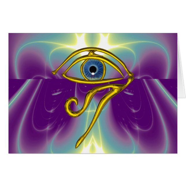 BLUE TALISMAN HÄLSNINGSKORT (Framsidan Horizontal)