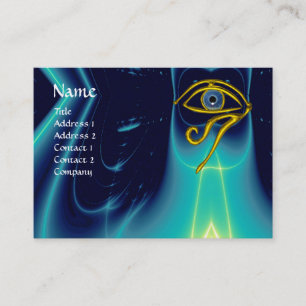 BLUE TALISMAN, lila vit Visitkort