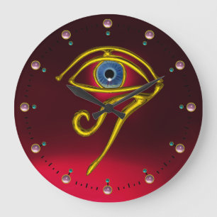 BLUE TALISMAN, Red Ruby Stor Klocka