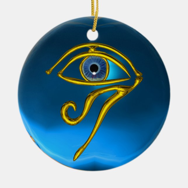 BLUE TALISMAN ,Sapphire Julgransprydnad Keramik (Framsidan)