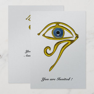 BLUE TALISMAN,silver metallisk papper Inbjudningar
