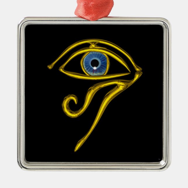 BLUE TALISMAN, Svart Julgransprydnad Metall (Framsidan)