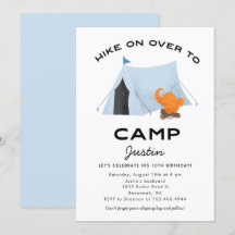 Blue Tält Camping Födelsedagsfest