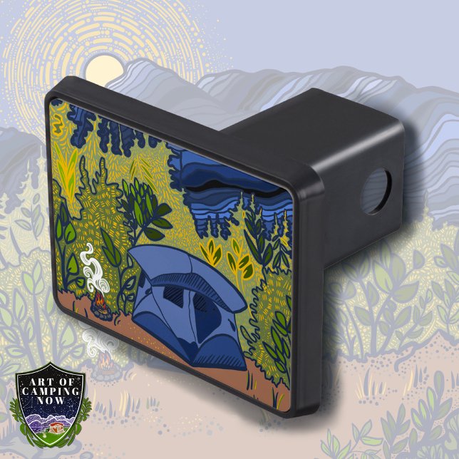 Blue tält och camping Camping resa Dragkroksskydd (Skapare uppladdad)