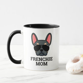 Blue Tan Fransk Bulldog Frenchie Hund Mugg Mamma
