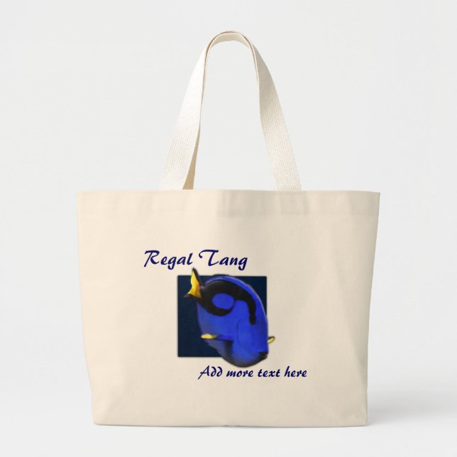Blue Tang Bag Jumbo Tygkasse (Framsidan)