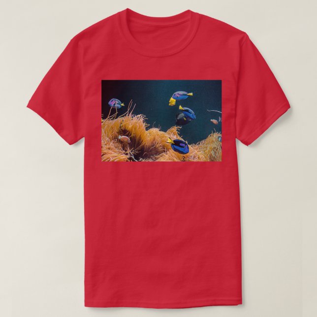 Blue Tang Classic TShirt T Shirt (Design framsida)