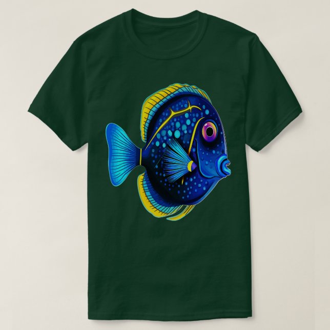 Blue Tang Smiling T Shirt (Design framsida)