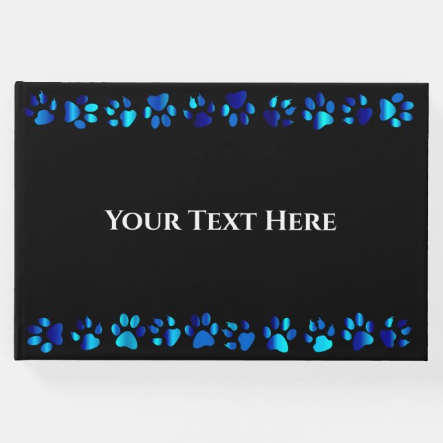 Blue Tass avtryck - Guest Bok (Framsida)