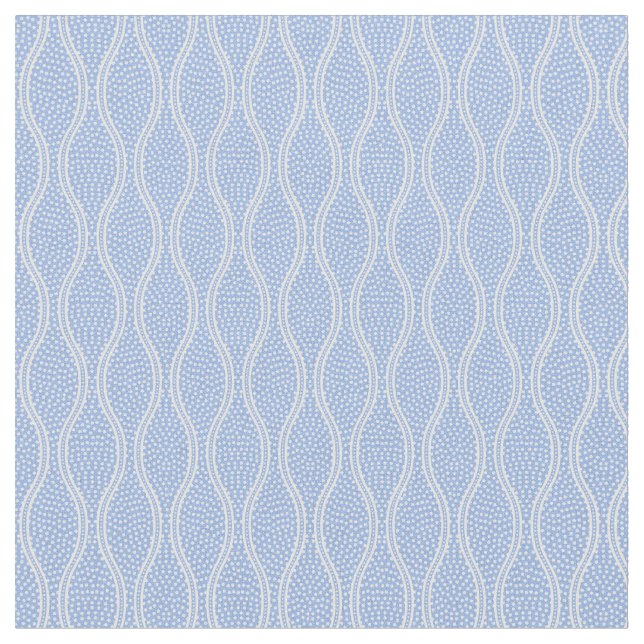 Blue Tatewaku Samma Komon (liten ) Tyg (Närbild)