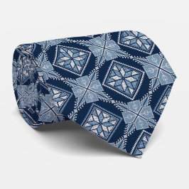 Blue Tatreez Henna Thobe Mönster Slips