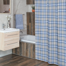Blue Taupe Tartan Play
