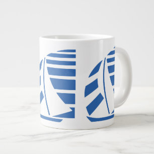 Blue Tävla Boats Jumbo Coffee Mugg