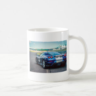 Blue Tävling-bil Kaffemugg