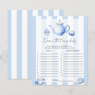Blue Tea party - Namn, babyduschspelet sång