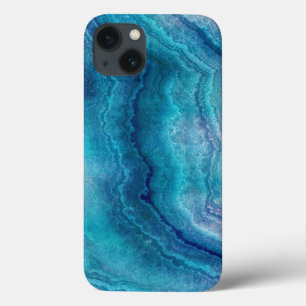 Blue Teal Agate Struktur