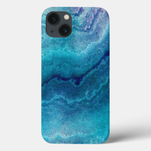 Blue Teal Agate Struktur