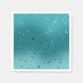 Blue Teal Gnistra Pappersservett