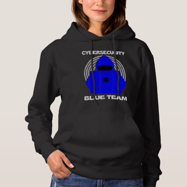 Blue Team Cybersecurity Hacking Ethical Hacker Cyb T Shirt (Framsida)