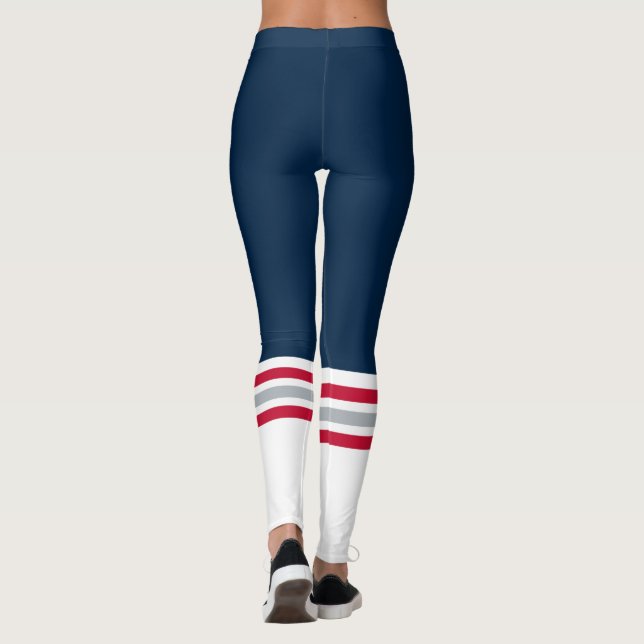 Blue Team Tube Sock Leggings (Baksida)