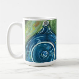 Blue Teapot and Chai Artwork Kaffemugg