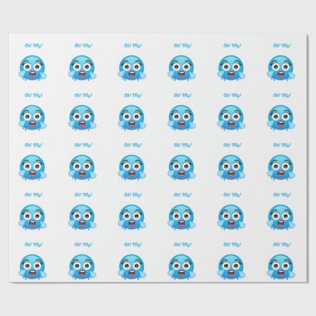 Blue Tears of Joy: The Overwhelmed Emoji Presentpapper (Platt)