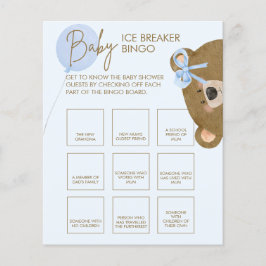 Blue Teddy kan bearly Wait Baby Ice Bingo