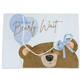 Blue Teddy Vi kan bolla Baby Shower.